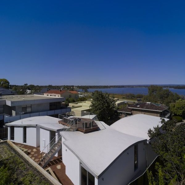 Mẫu thiết kế biệt thự đẹp hướng ra sông ở Perth, Australia. 2