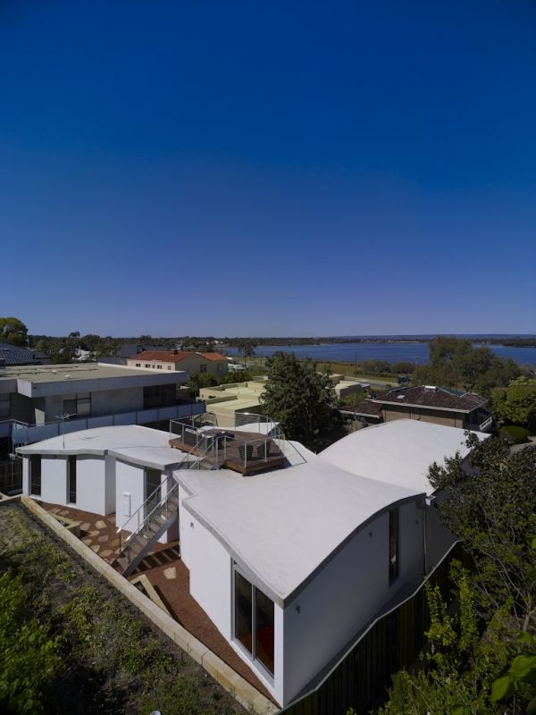 Mẫu thiết kế biệt thự đẹp hướng ra sông ở Perth, Australia. 2