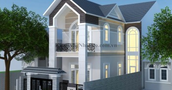 Thiết kế nhà phố mặt tiền 6.5 anh Dũng Bình Phước