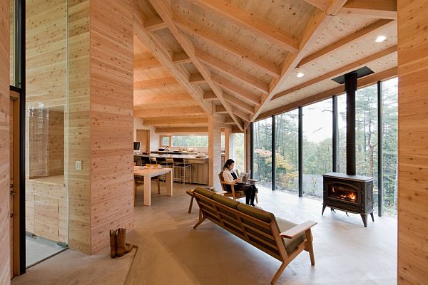 Thiết kế biệt thự xây dựng bằng gỗ ở Nhật Bản 3