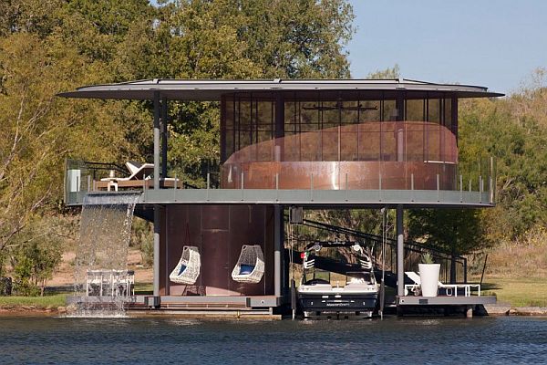 Mẫu thiết kế biệt thự độc đáo trong hồ Austin, Texas, Hoa Kỳ 6