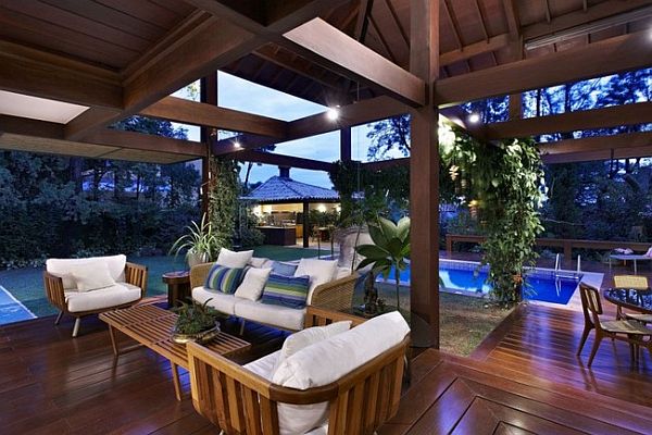 Thiết kế biệt thự tuyệt đẹp có bể bơi ngoài trời ở Brazil 5