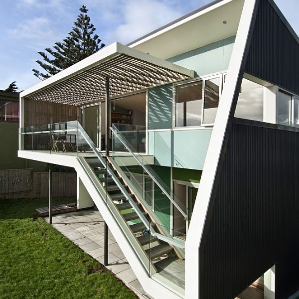 Thiết kế biệt thự tuyệt đẹp nhìn ra biển ở New Zealand