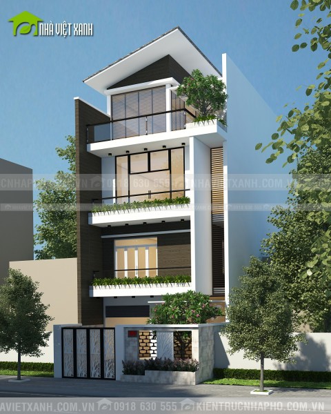 Top 5+ mẫu thiết kế nhà đẹp 3 tầng mặt tiền 7m hiện đại 2024