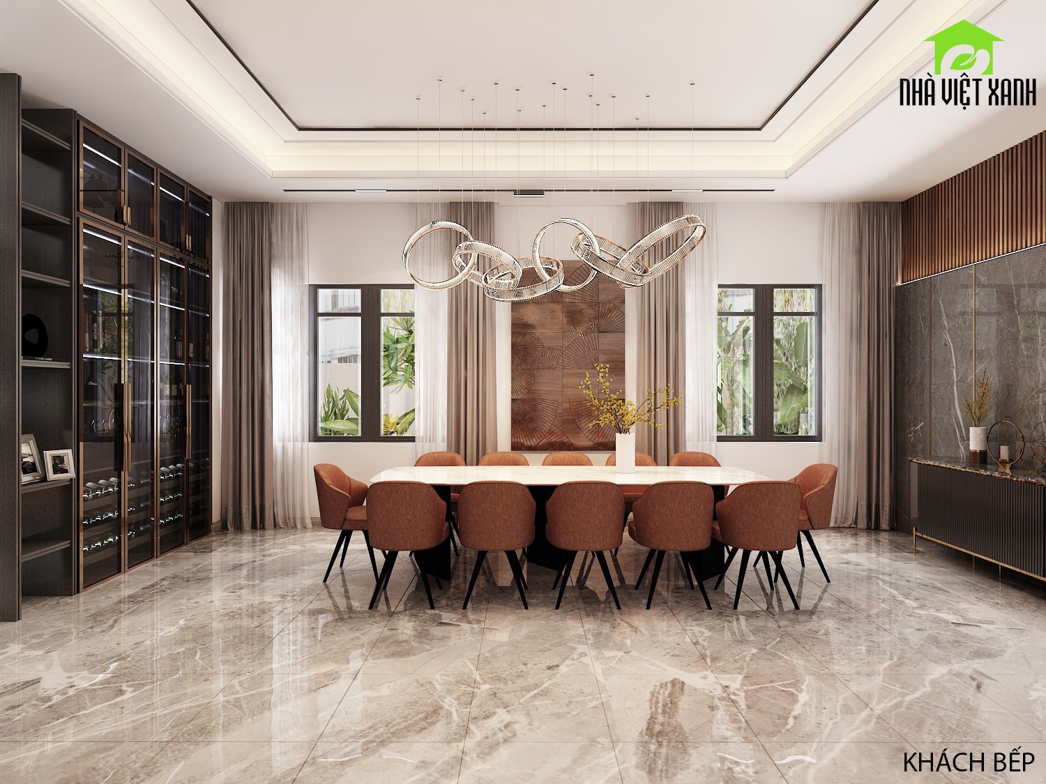 Nhà Việt Xanh Thiết Kế Biệt Thự Tân Cổ Điển