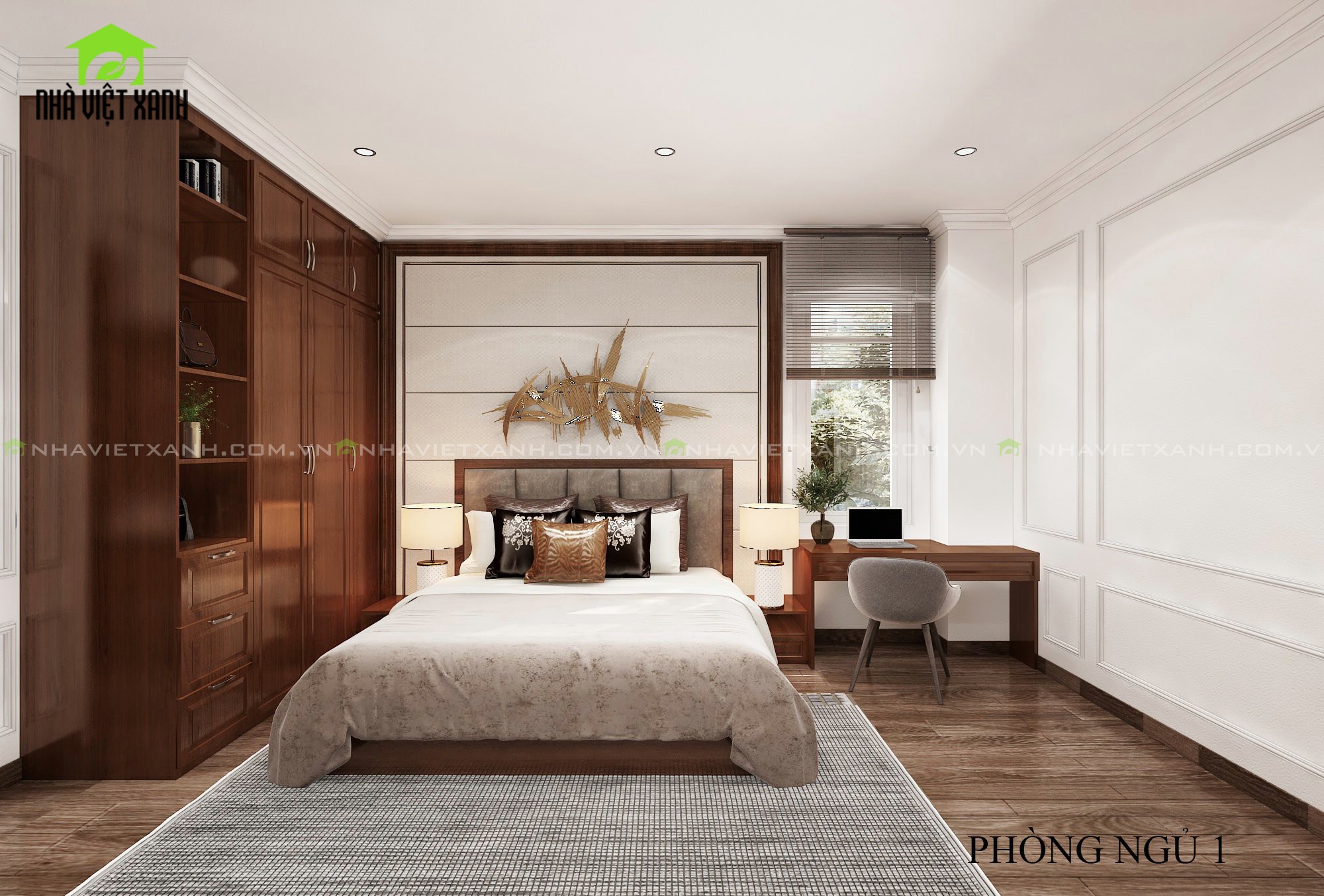 Thiết kế biệt thự tân cổ điển 9m