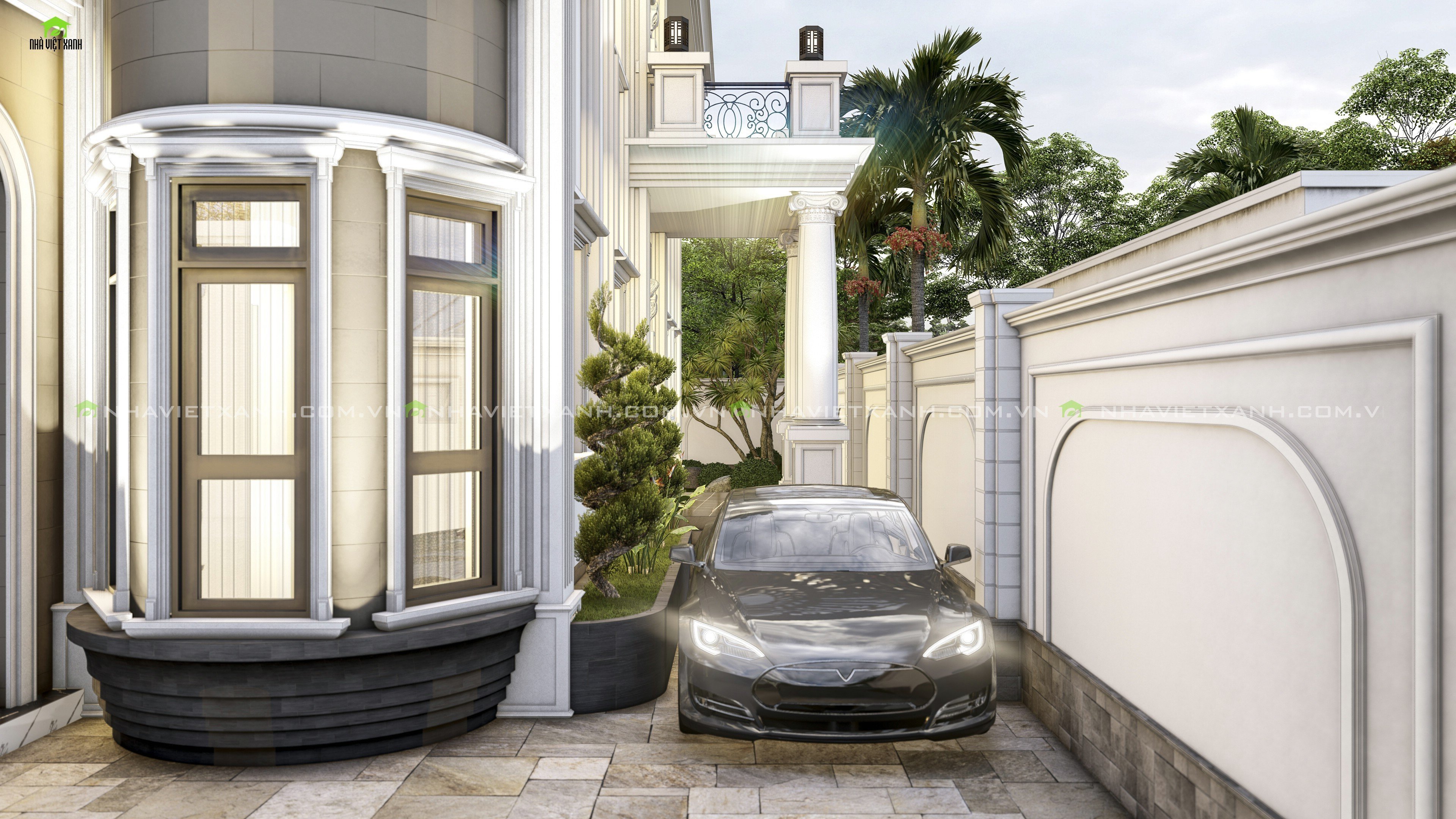 Thiết kế biệt thự tân cổ điển Bà Rịa - Vũng Tàu