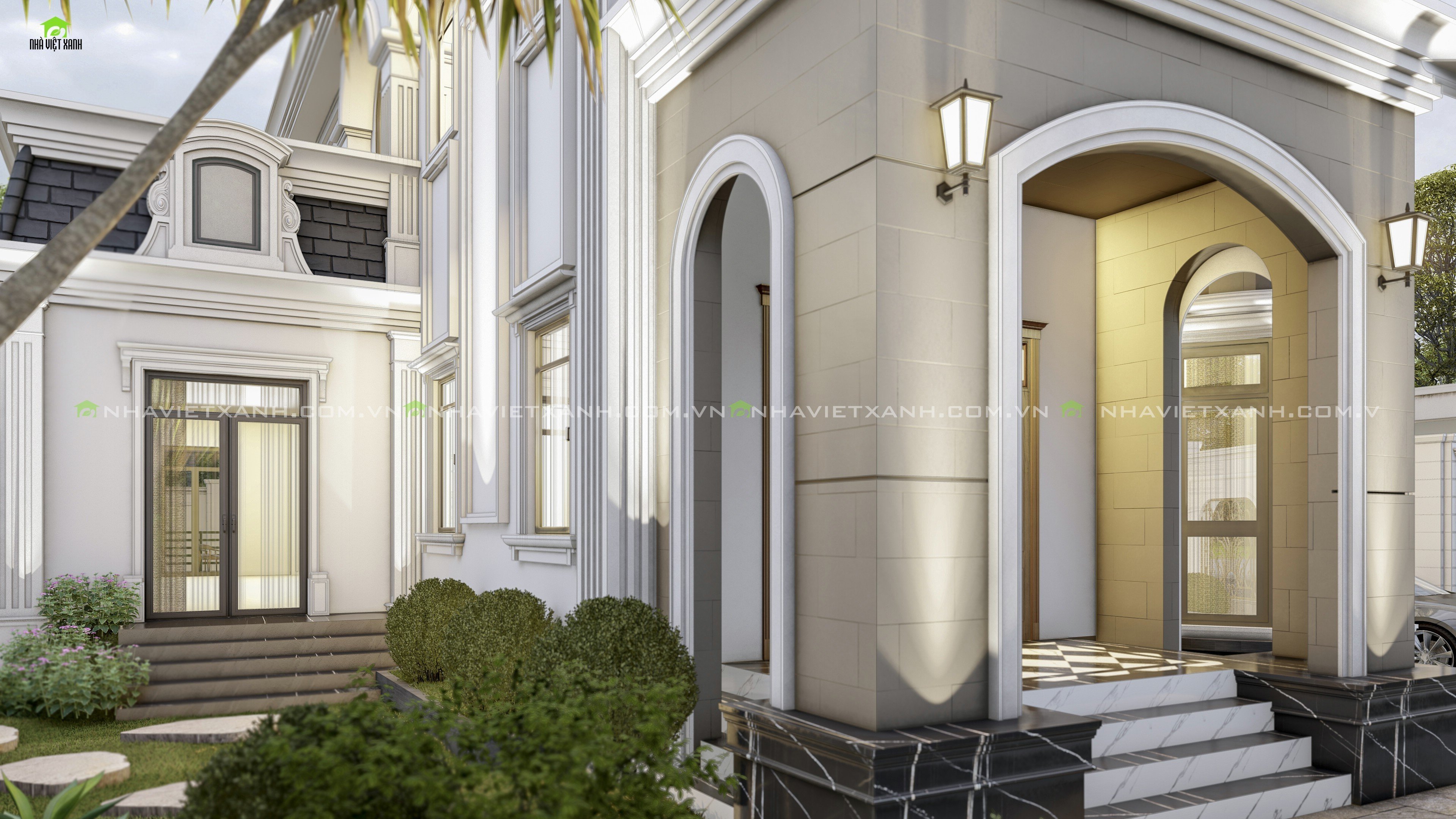 Thiết kế biệt thự tân cổ điển Bà Rịa - Vũng Tàu
