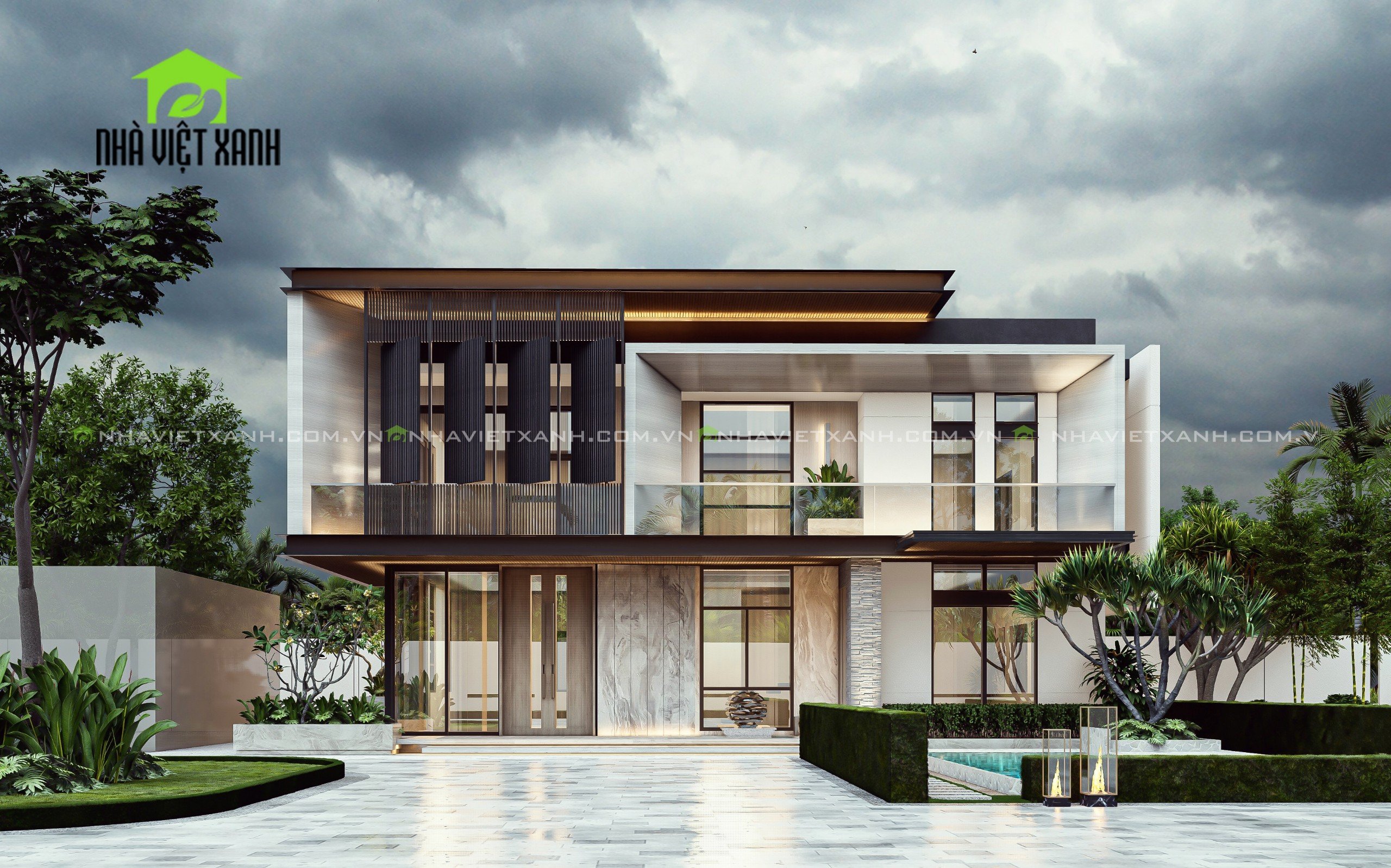 Thiết Kế Biệt Thự Hiện Đại 10m
