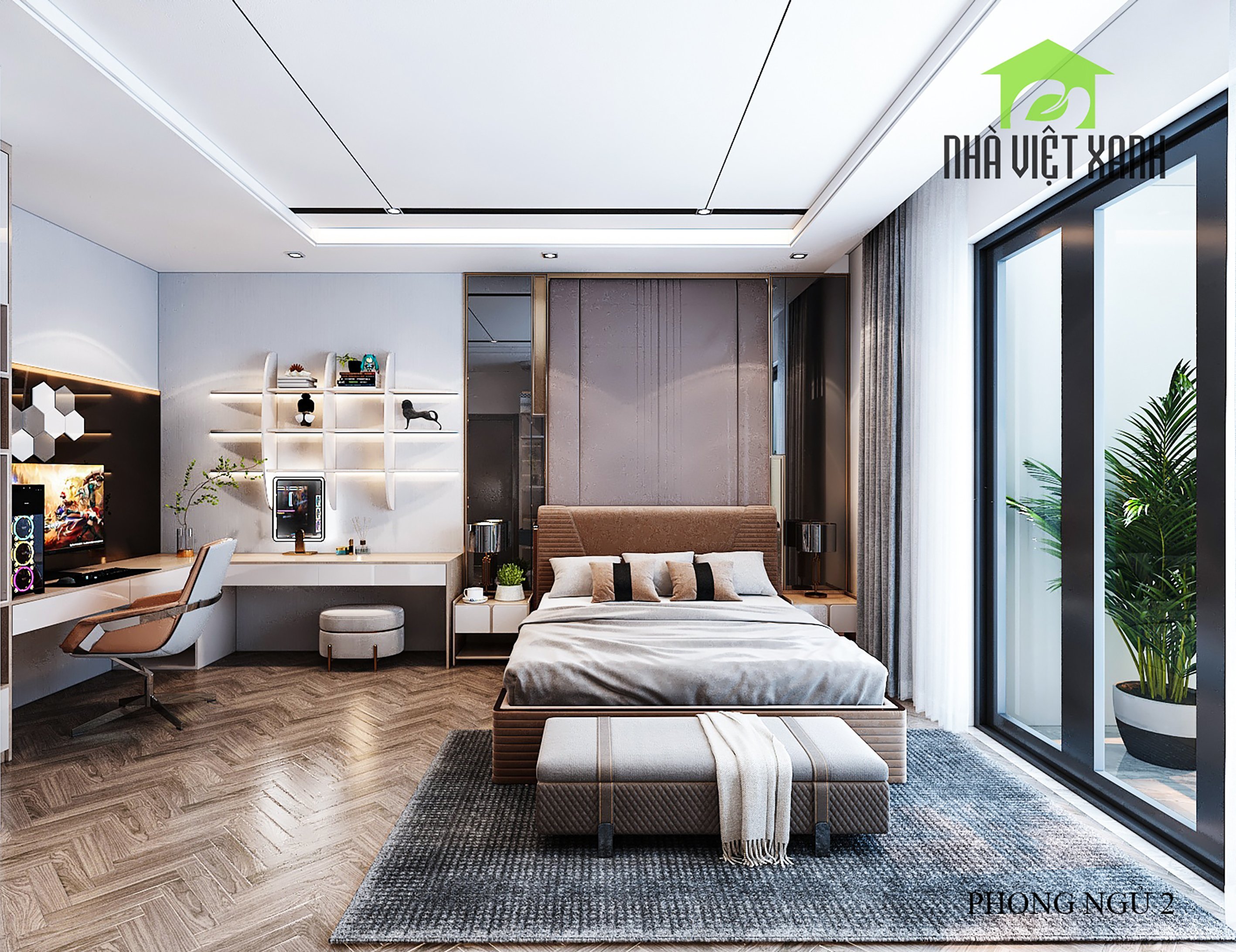 Thiết Kế Biệt Thự Hiện Đại 10m