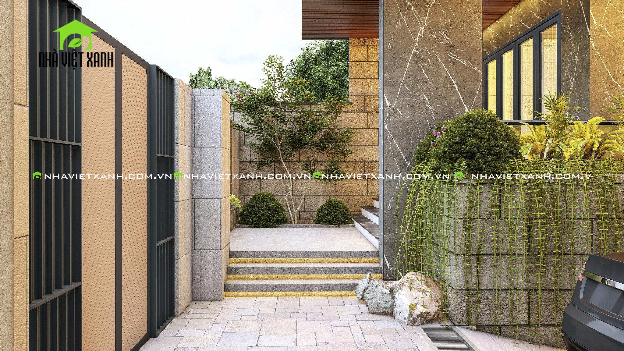 Thiết Kế Biệt Thự Hiện Đại 10m