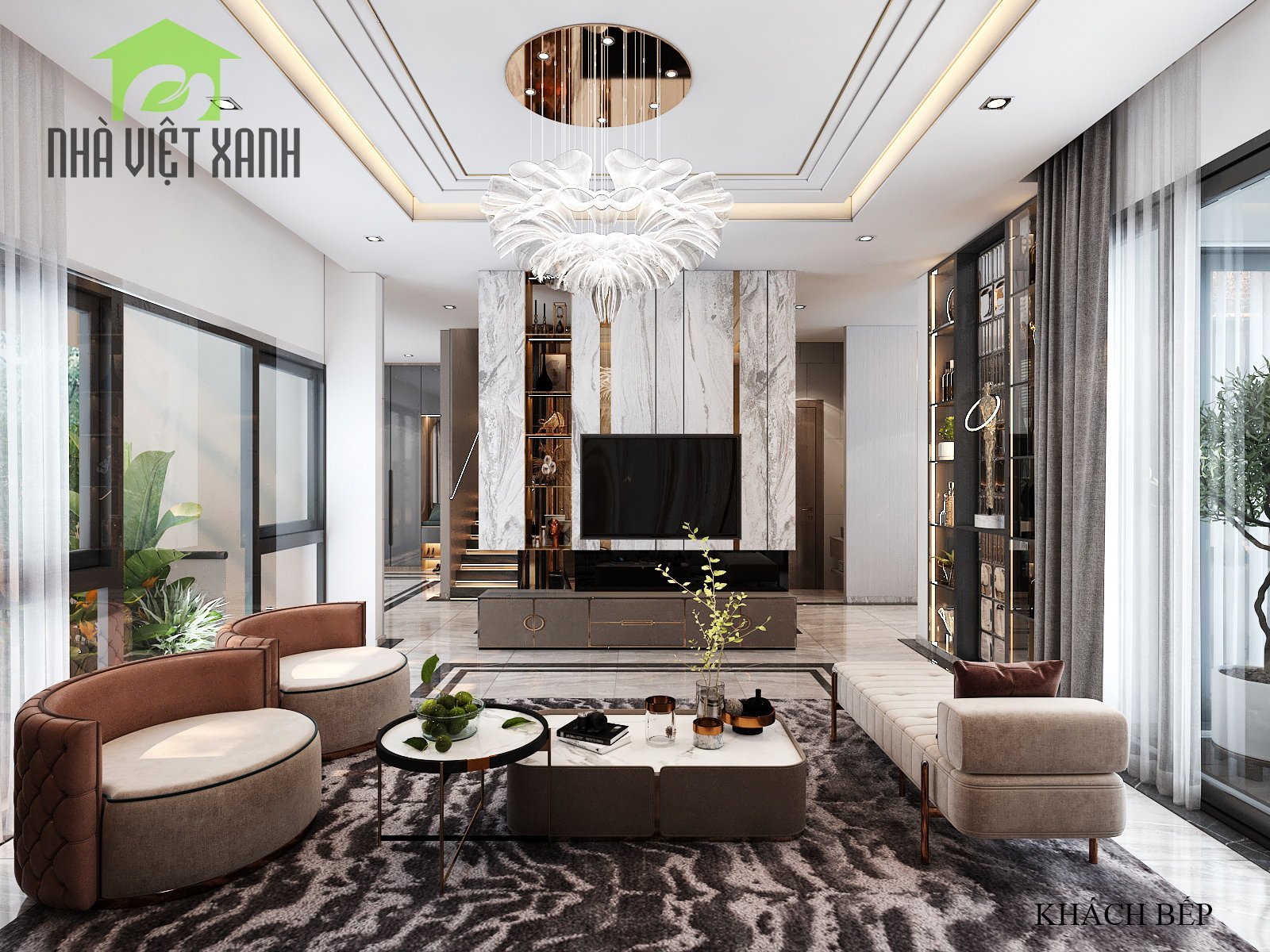 Thiết Kế Biệt Thự Hiện Đại 10m