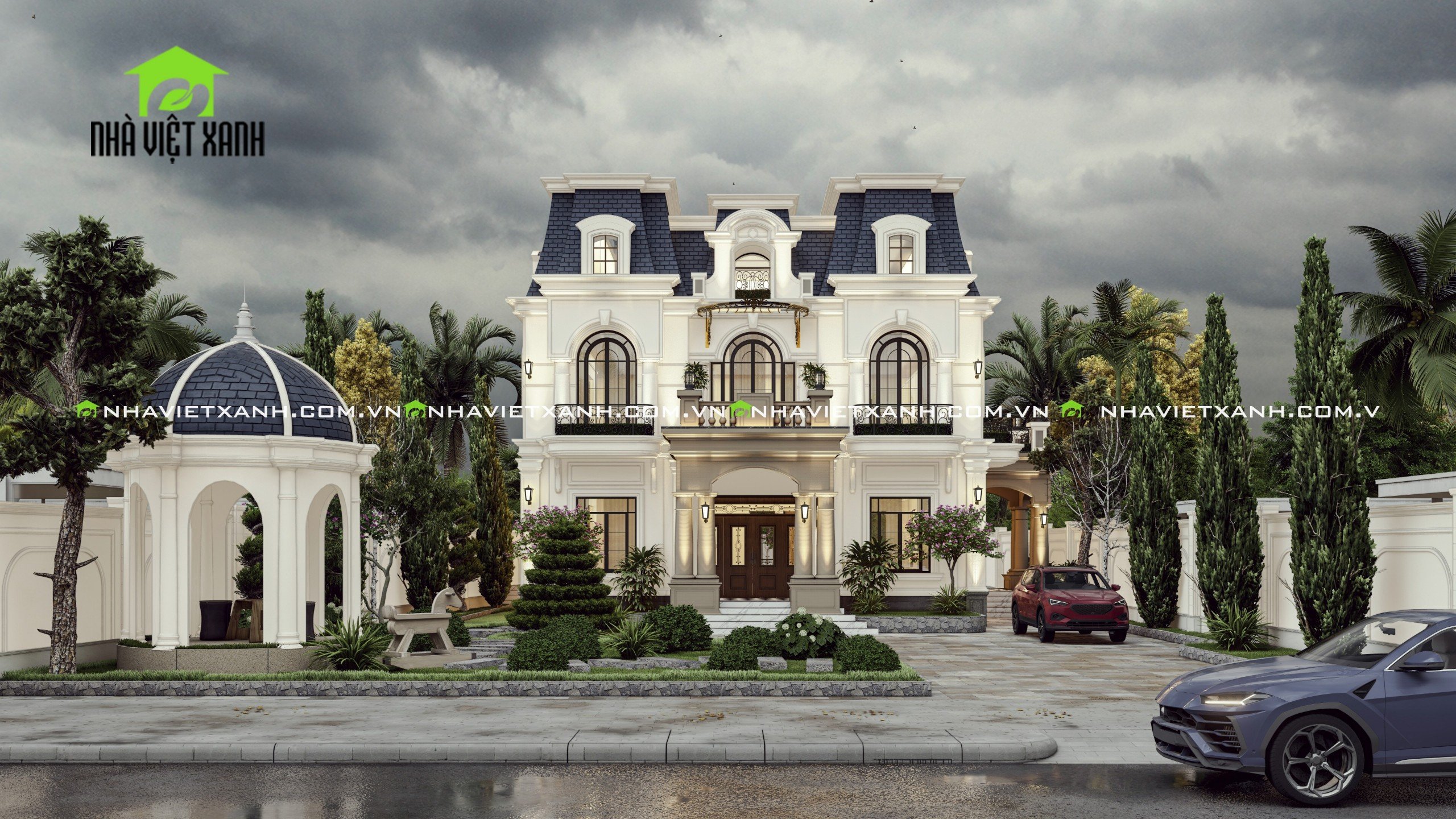 Thiết kế biệt thự tân cổ điển 