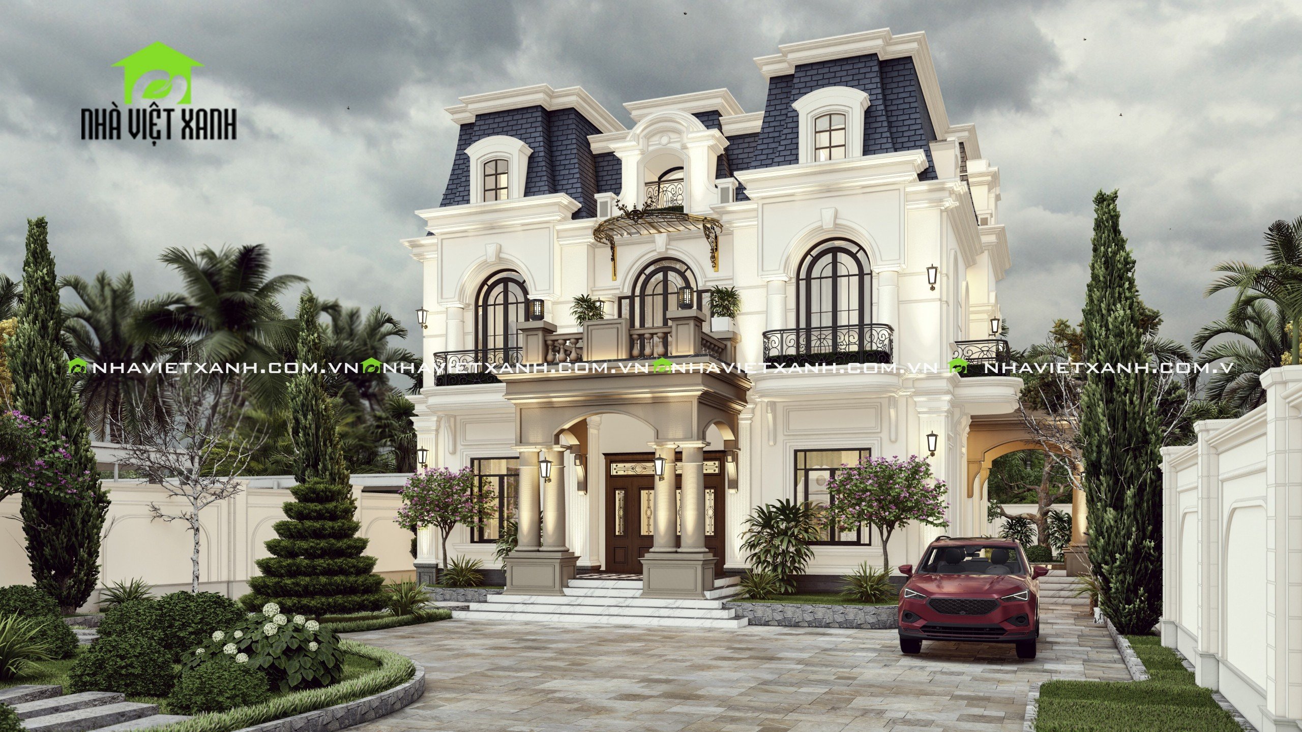 Thiết kế biệt thự tân cổ điển 