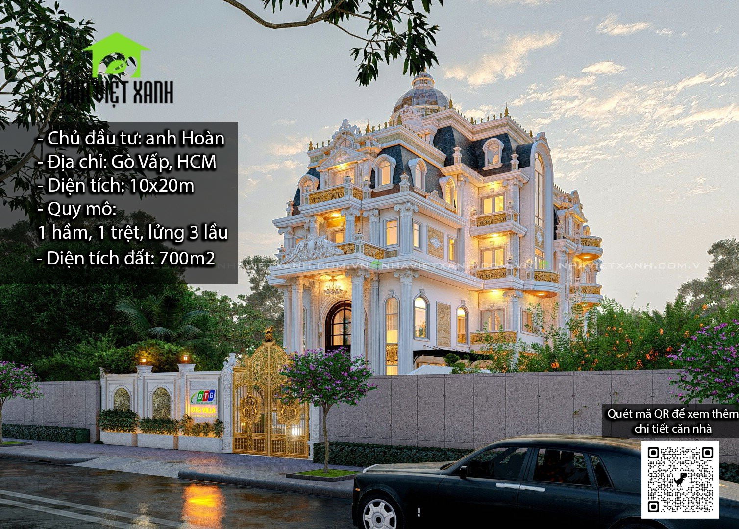 99+ thiết kế biệt thự tân cổ điển 202