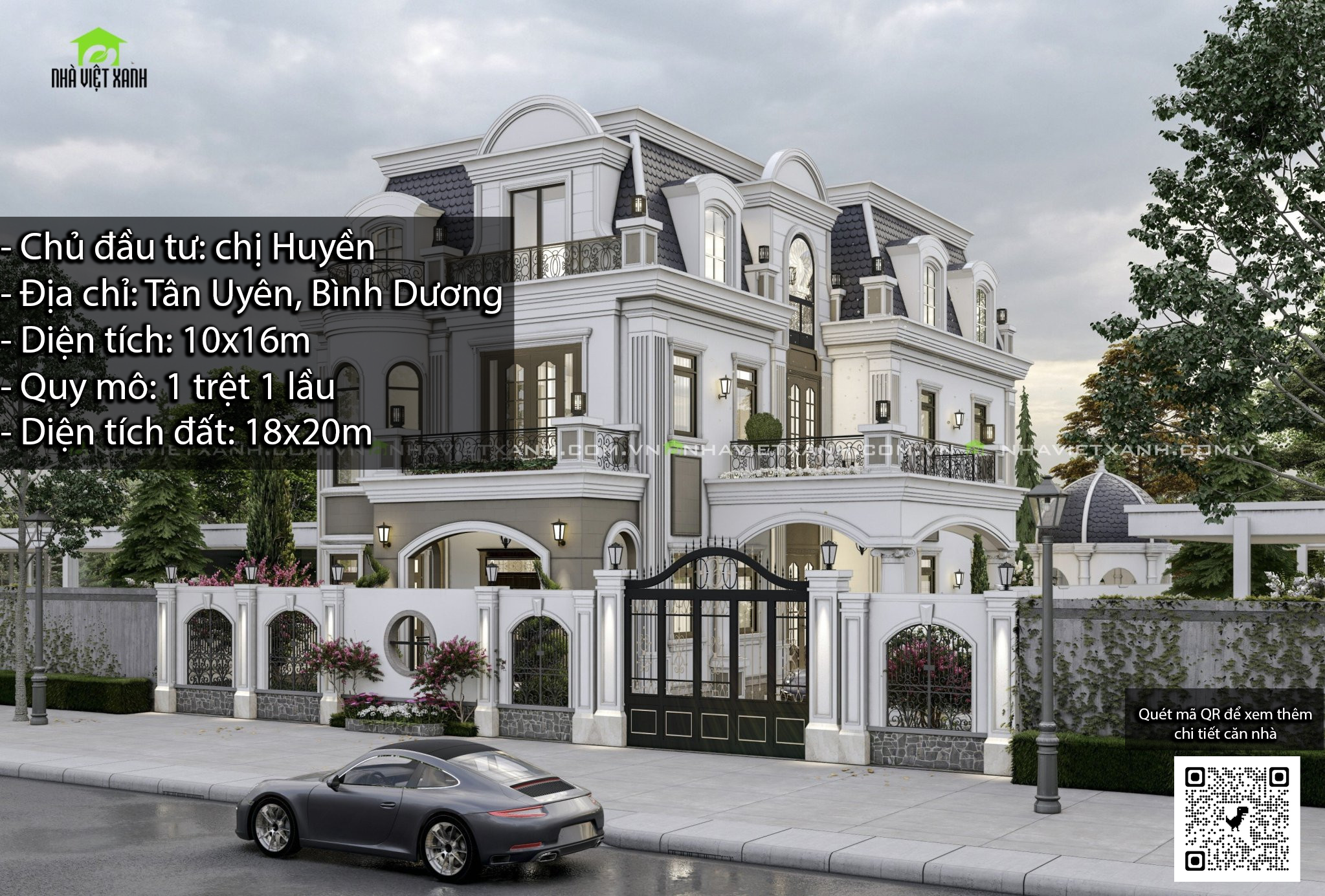 Thiết Kế Biệt Thự Tân Cổ Điển