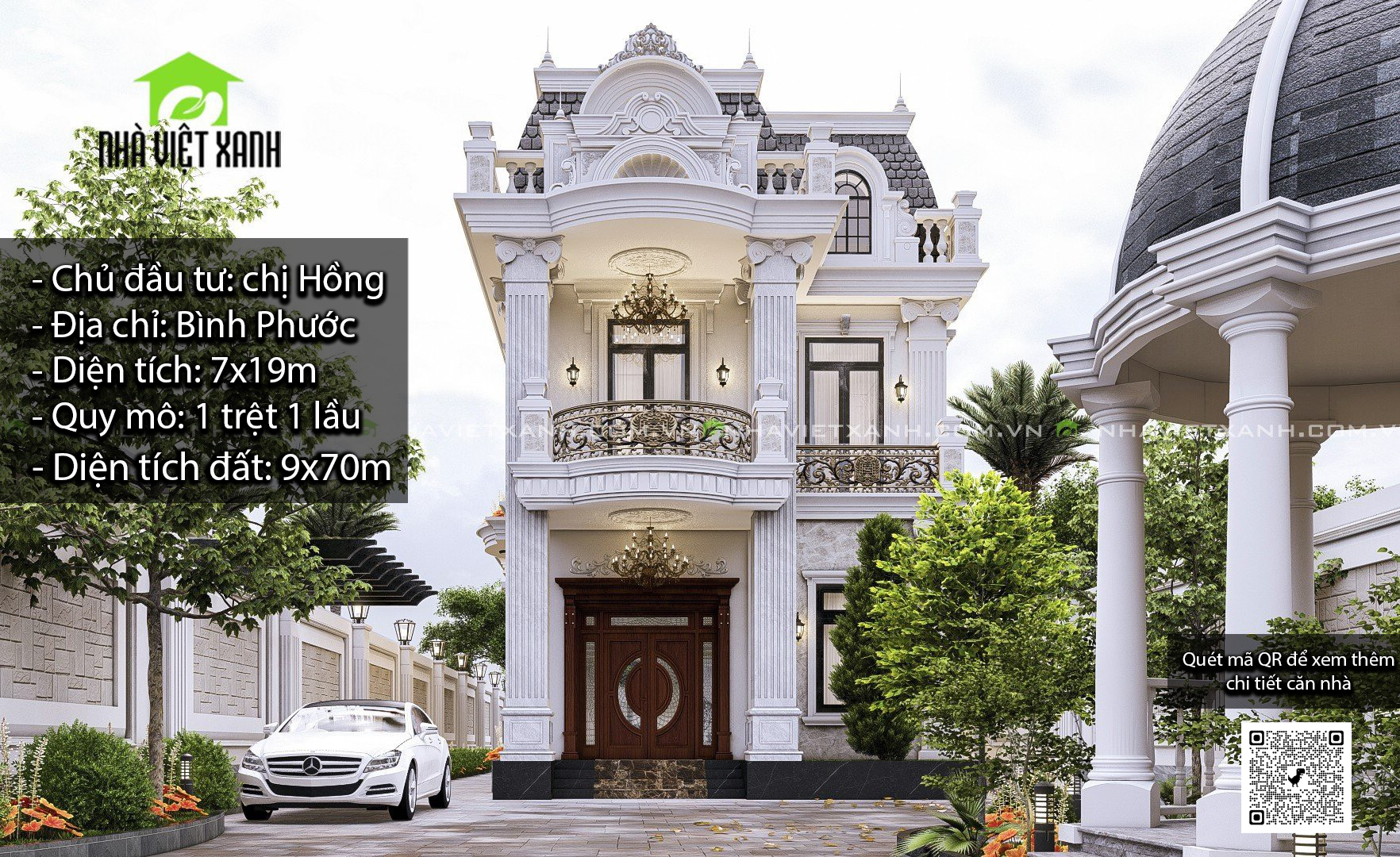 99+ thiết kế biệt thự tân cổ điển 2025