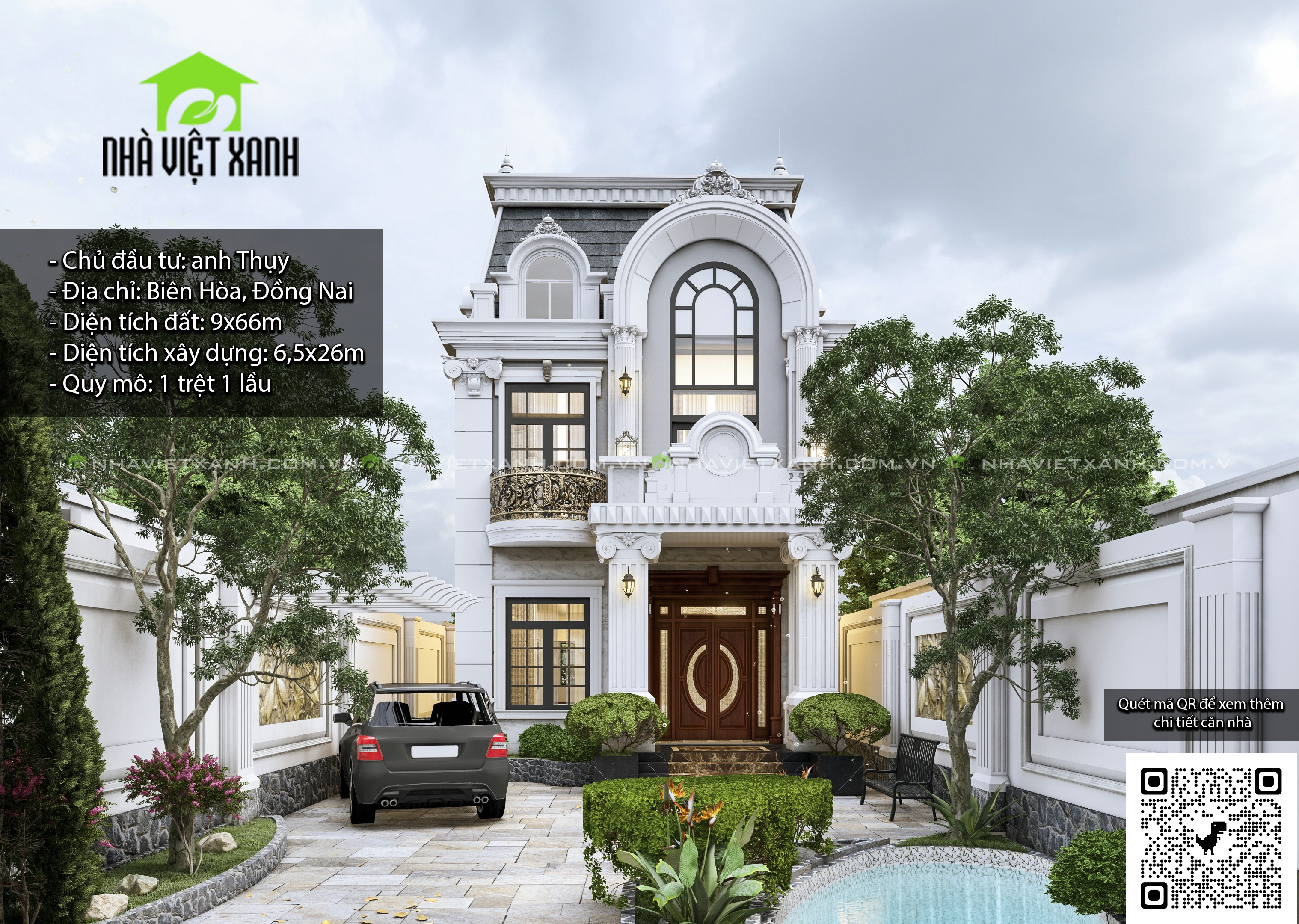 Thiết Kế Biệt Thự Tân Cổ Điển